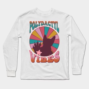 Polydactyl Cat lovers Gift Long Sleeve T-Shirt